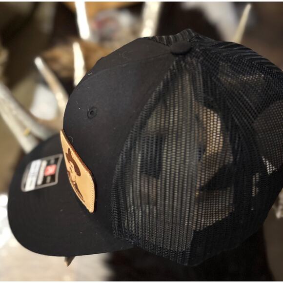 Richardson 112 Snapback Truck Cap with leather Patch - Picture 5 of 7